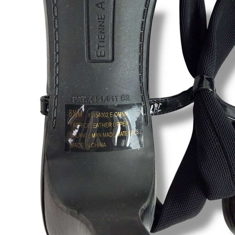 Etienne Aigner 8.5 Black Omnia Heels - Picture 7 of 10